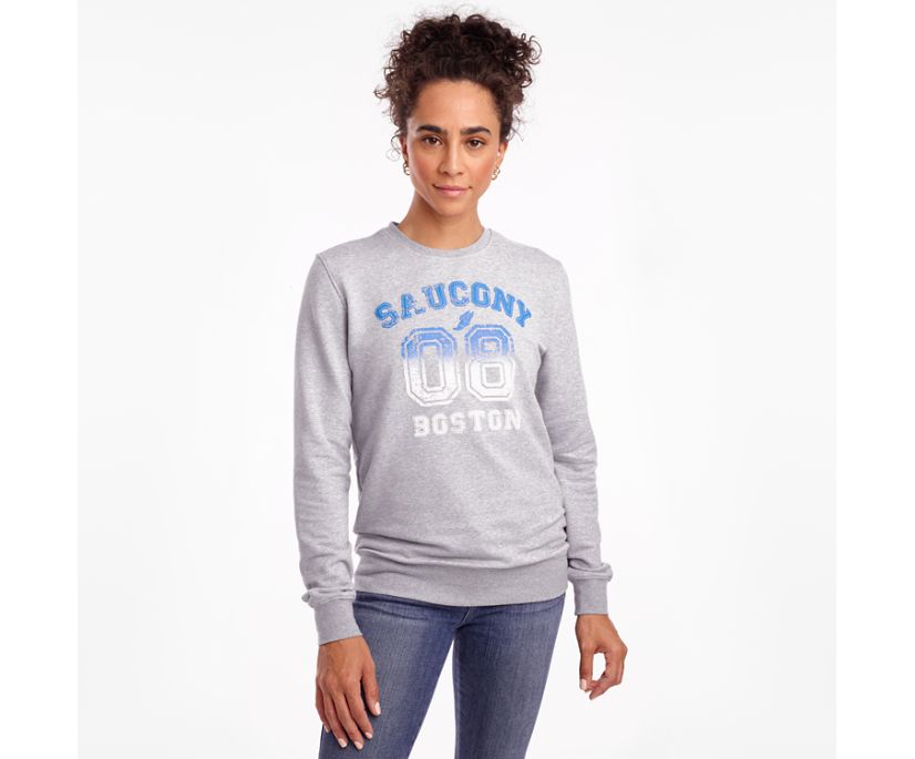 Camisas Saucony Rested Crewneck Mujer Grises Claro | México 281XYUF